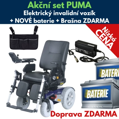 Vozík pro invalidy Akční set Puma foto