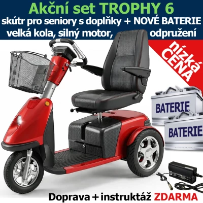 Elektrický vozík pro seniory Akční set Trophy 6 foto