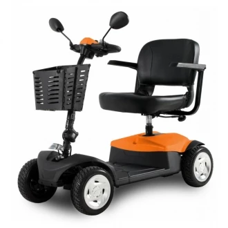 Invalidní elektrická čtyřkolka Grand Race Orange foto