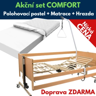 Elektrická polohovací postel Akční set Comfort foto