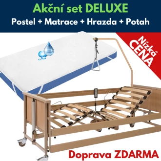 Polohovací postel Akční set Deluxe foto