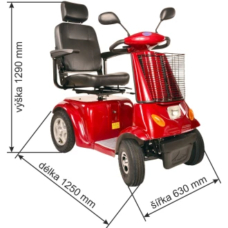 Elektrický čtyřkolový skútr Selvo 4800 foto