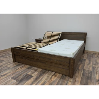 Postele z masivu Safír - masiv, dub foto