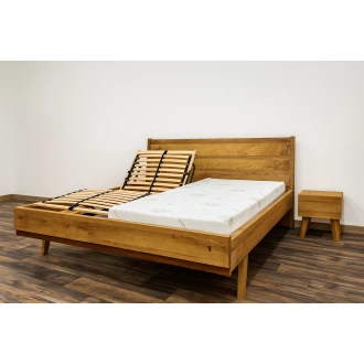 Postele z masivu Rubín - masiv, dub foto